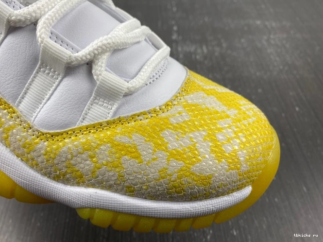 Cheap TB Jordan Air Yellow 11 WMNS Snakeskin AH7860-107 Low 0629